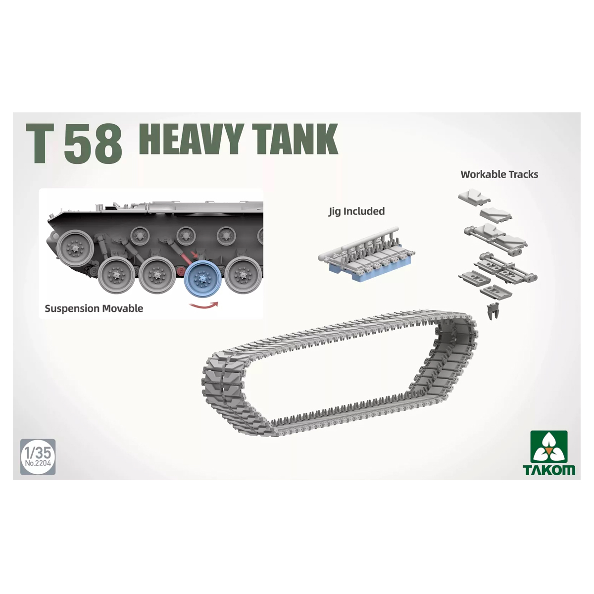 ak-interactive-1-35-t58-heavy-tank-kit-carro-pesante-modellismo image 5