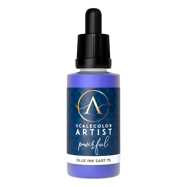 scale75-scalecolor-blue-ink-inchiostro-acrilico-20ml-per-pennello-e-aerografo image 1