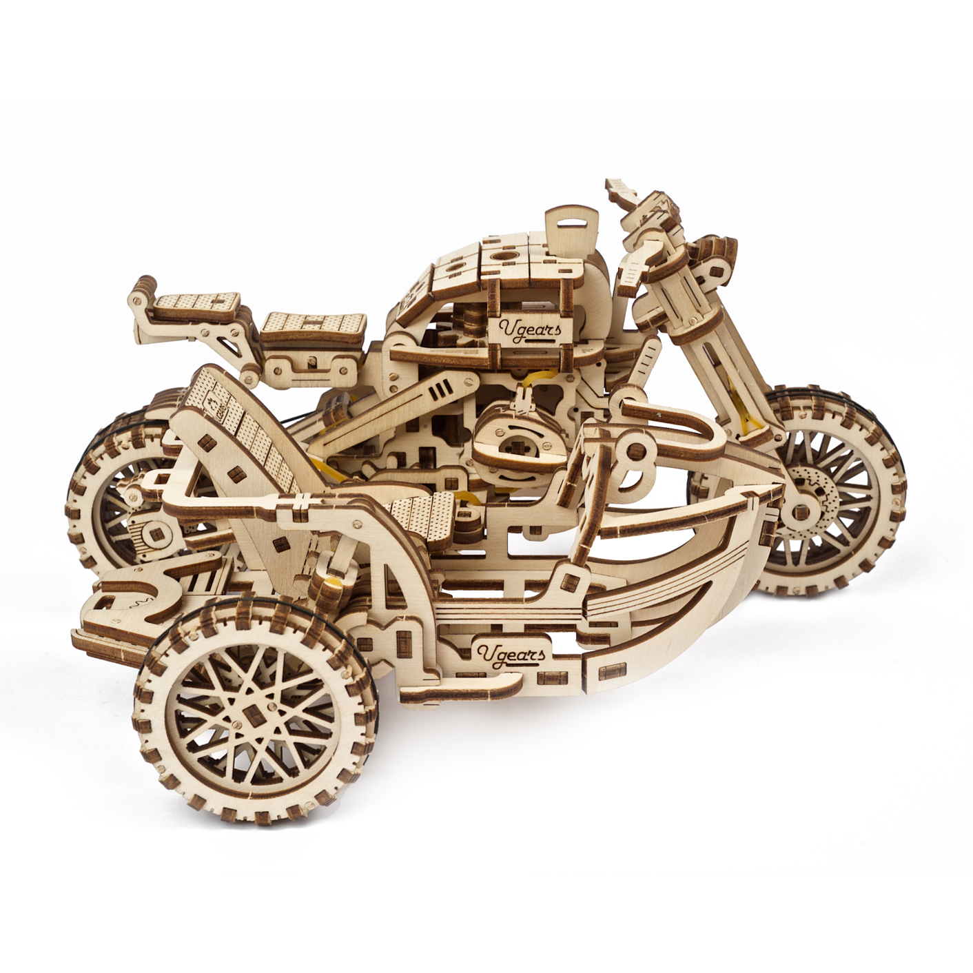 ugears-scrambler-ugr-10-moto-con-sidecar-kit-modellismo-in-legno image 3