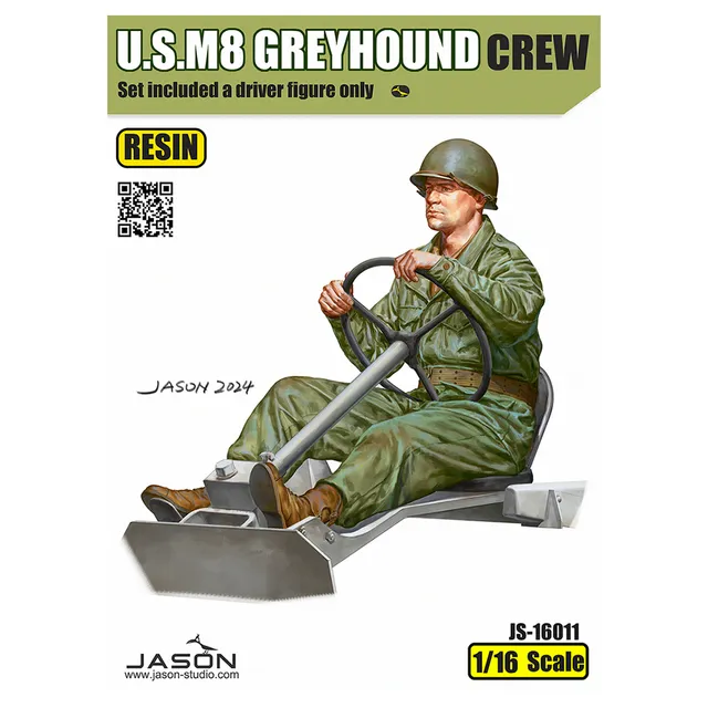 ak-interactive-1-16-u-s-m8-greyhound-driver-figure-figura-autista-per-modellismo image 1