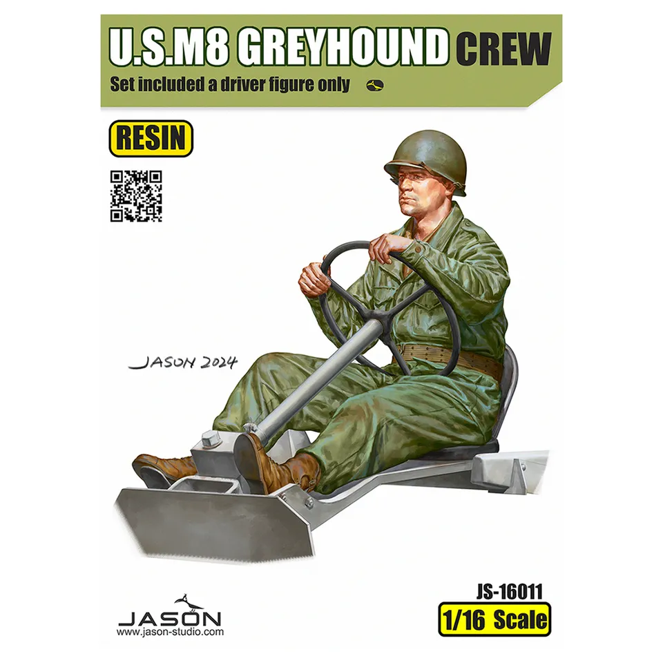 ak-interactive-1-16-u-s-m8-greyhound-driver-figure-figura-autista-per-modellismo image 1
