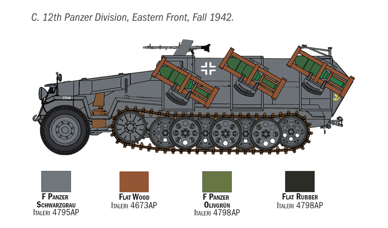ak-interactive-1-72-sd-kfz-251-1-stuka-zu-fuss-kit-di-modellismo-militare image 7