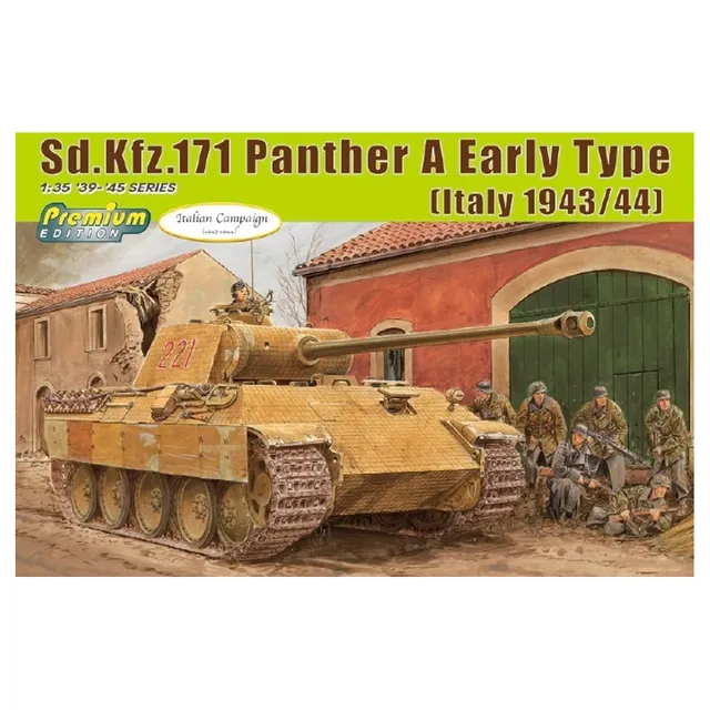 ak-interactive-1-35-sd-kfz-171-panther-a-early-type-italy-1943-44-kit-modello image 1