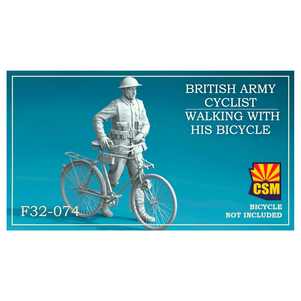 ak-interactive-1-32-british-army-cyclist-con-bicicletta-figura-modellismo image 1