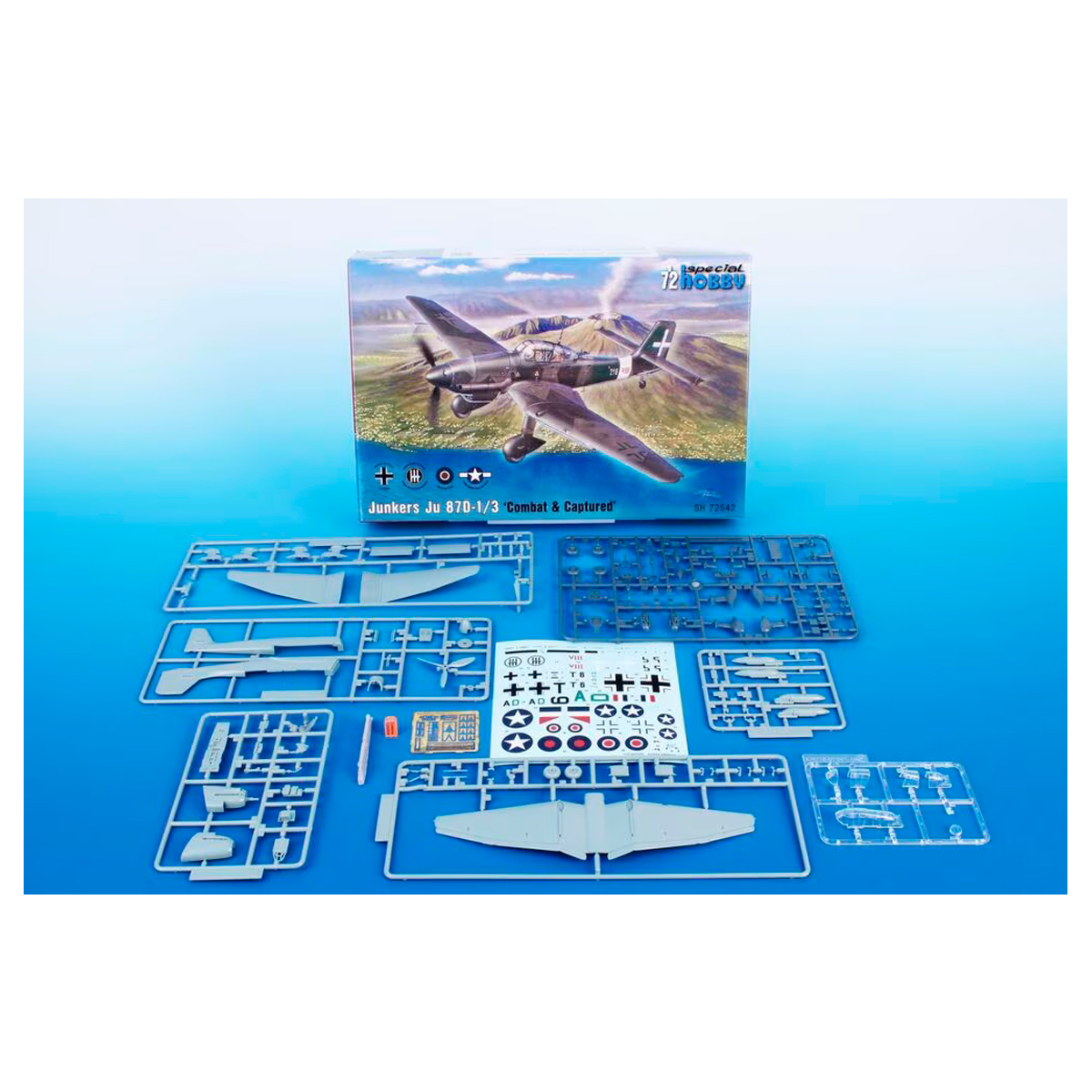 ak-interactive-junkers-ju-87d-1-3-combat-captured-kit-di-modellismo-aereo-in-sca image 2