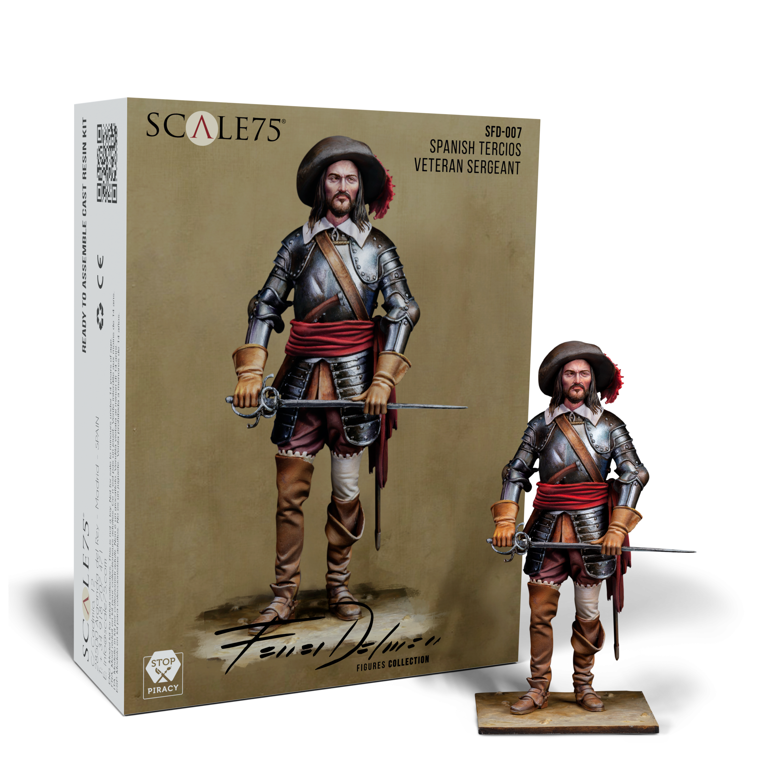 scale75-warfront-spanish-tercios-75mm-figura-in-resina-da-montare-e-dipingere image 1