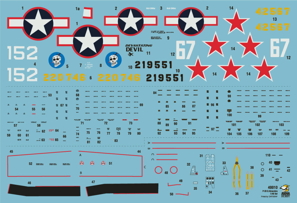 ak-interactive-p-39q-airacobra-1-48-kit-di-modellismo-aereo image 3