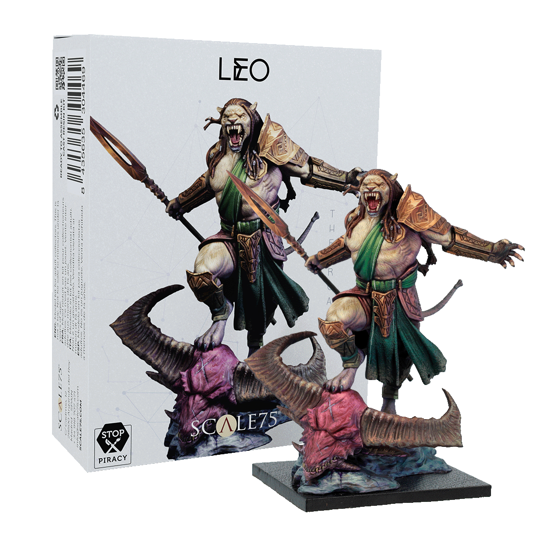 scale75-leo-miniatura-resina-zodiac-mystic-signs-da-dipingere image 1