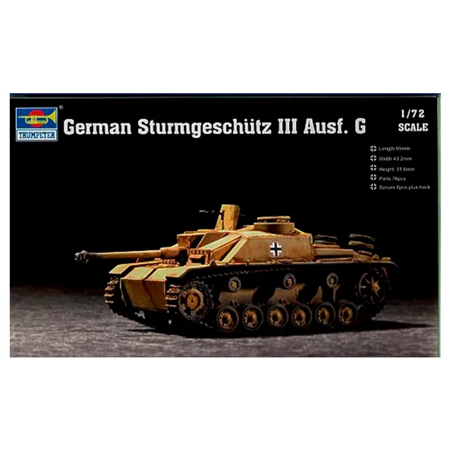 ak-interactive-german-sturmgesch-tz-iii-ausf-g-1-72-kit-mezzo-corazzato-in-scala image 1