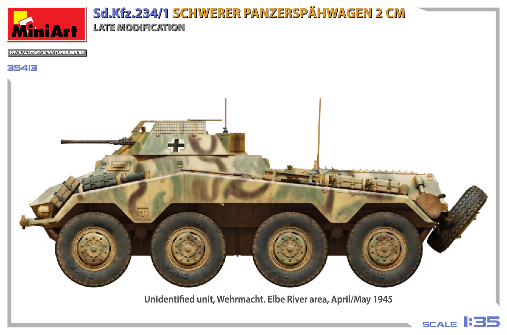 ak-interactive-1-35-sd-kfz-234-1-schwerer-panzersp-hwagen-2-cm-late-mod-kit-mode image 7