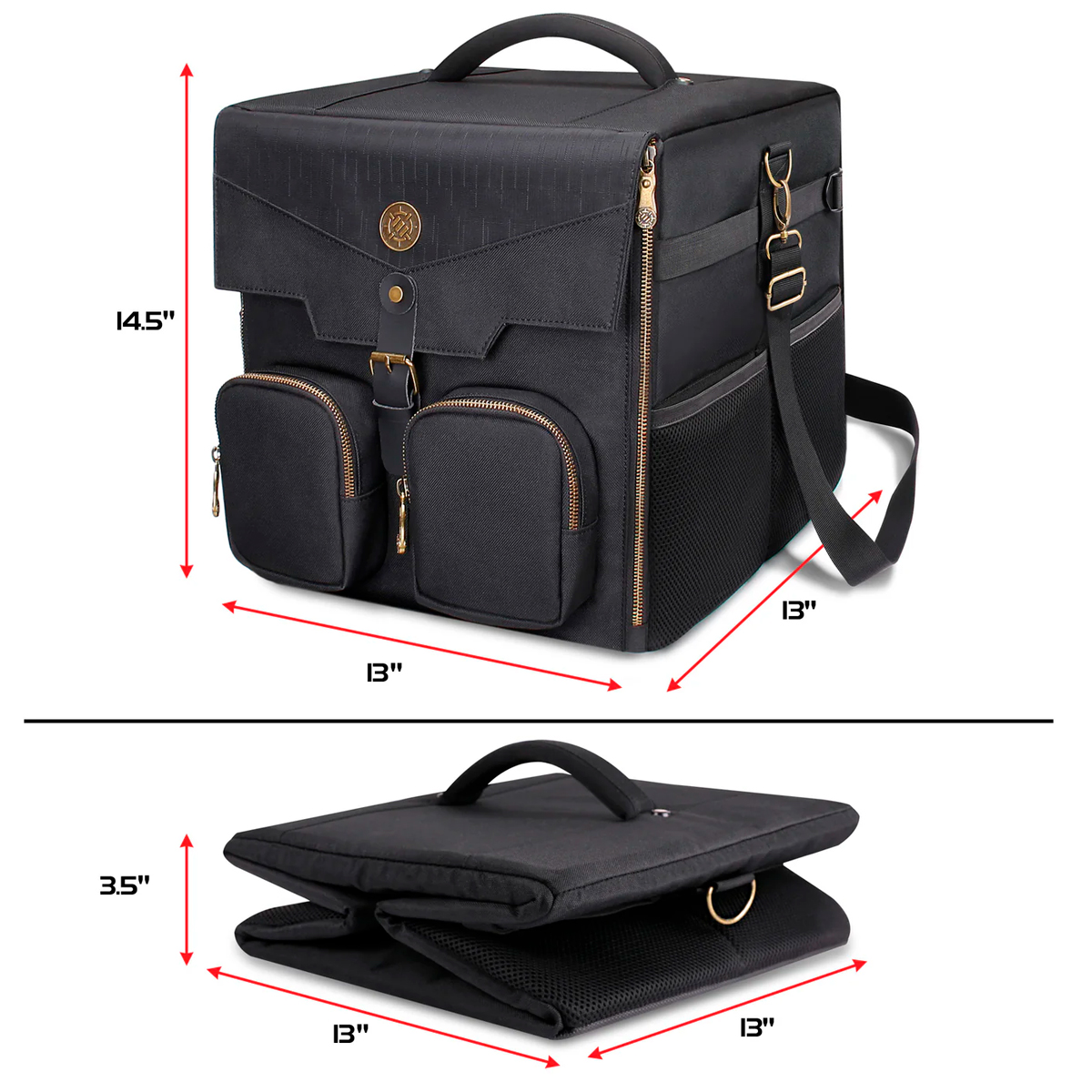 enhance-borsa-a-tracella-da-tavolo-porta-giochi-rinforzato-con-tasche-accessori image 3