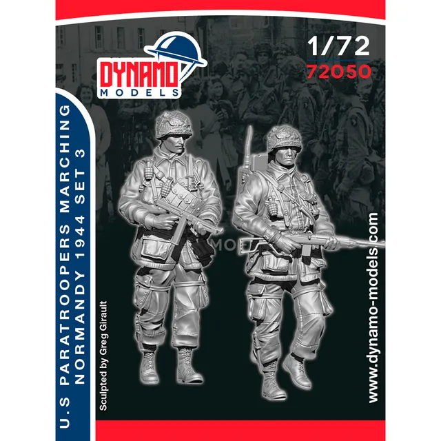 ak-interactive-1-72-u-s-paratroopers-marching-normandy-1944-set-3 image 1
