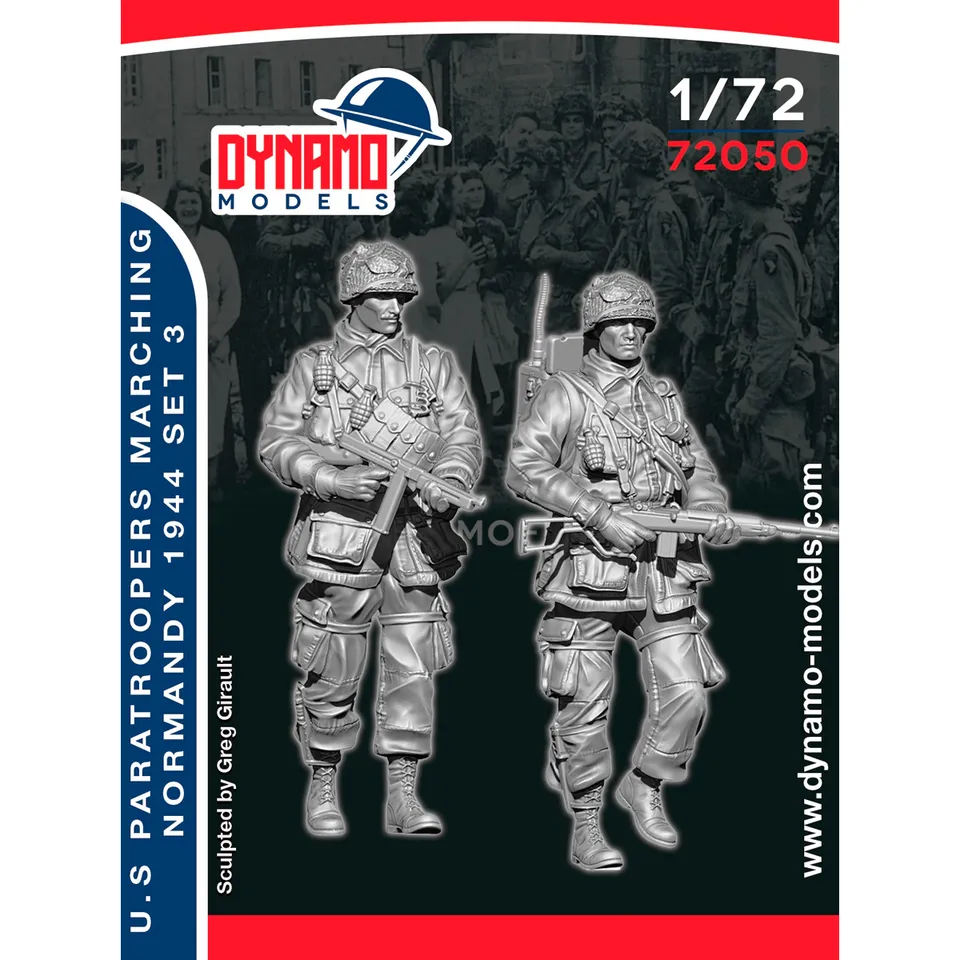ak-interactive-1-72-u-s-paratroopers-marching-normandy-1944-set-3 image 1