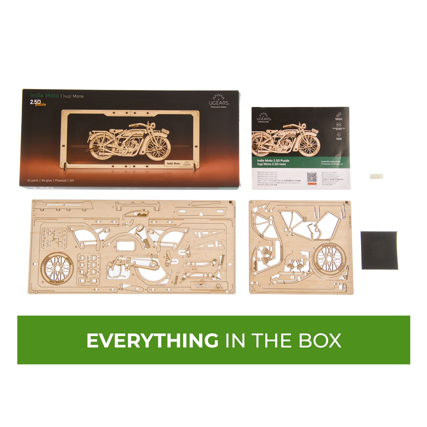 ugears-indie-moto-2-5d-puzzle-quadro-in-legno-con-parti-mobili image 5
