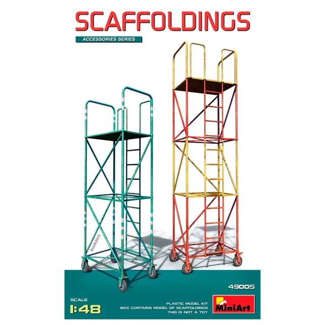 ak-interactive-scaffoldings-1-48-set-di-impalcature-per-modellismo image 1