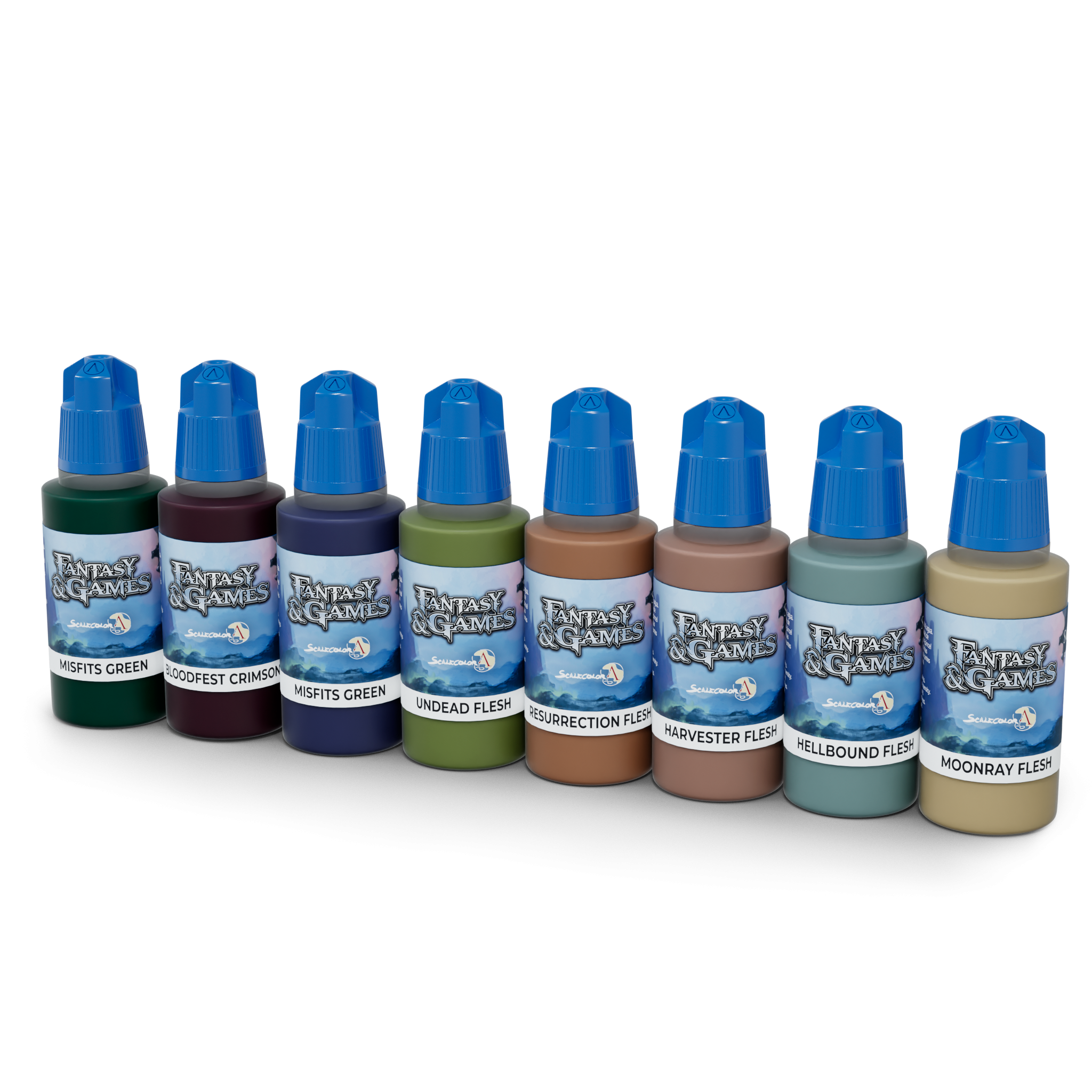 scale75-unnatural-flesh-set-colori-fantasy-games-per-miniature-wargame image 2