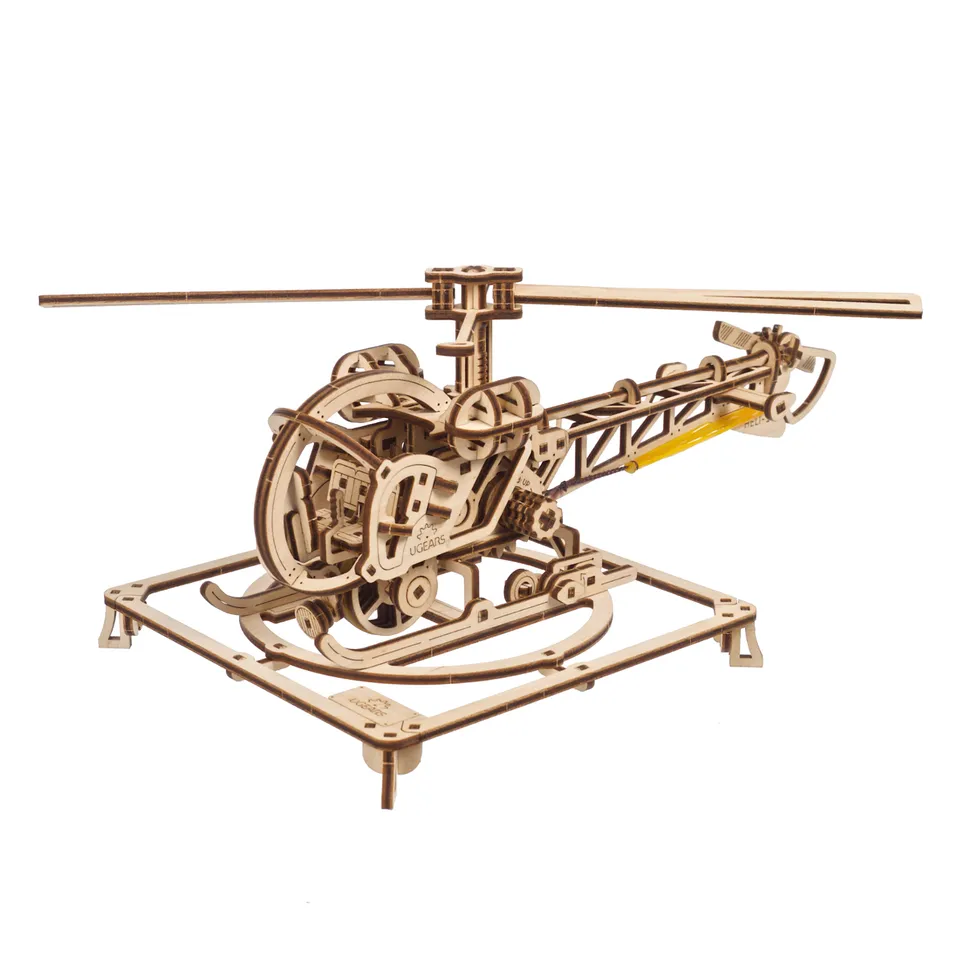 ugears-mini-helicopter-u-mini-modello-in-legno image 1