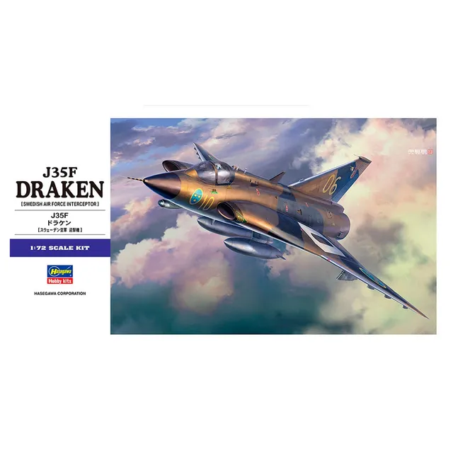 ak-interactive-1-72-j35f-draken-aereo-da-caccia-svedese-da-costruire image 1