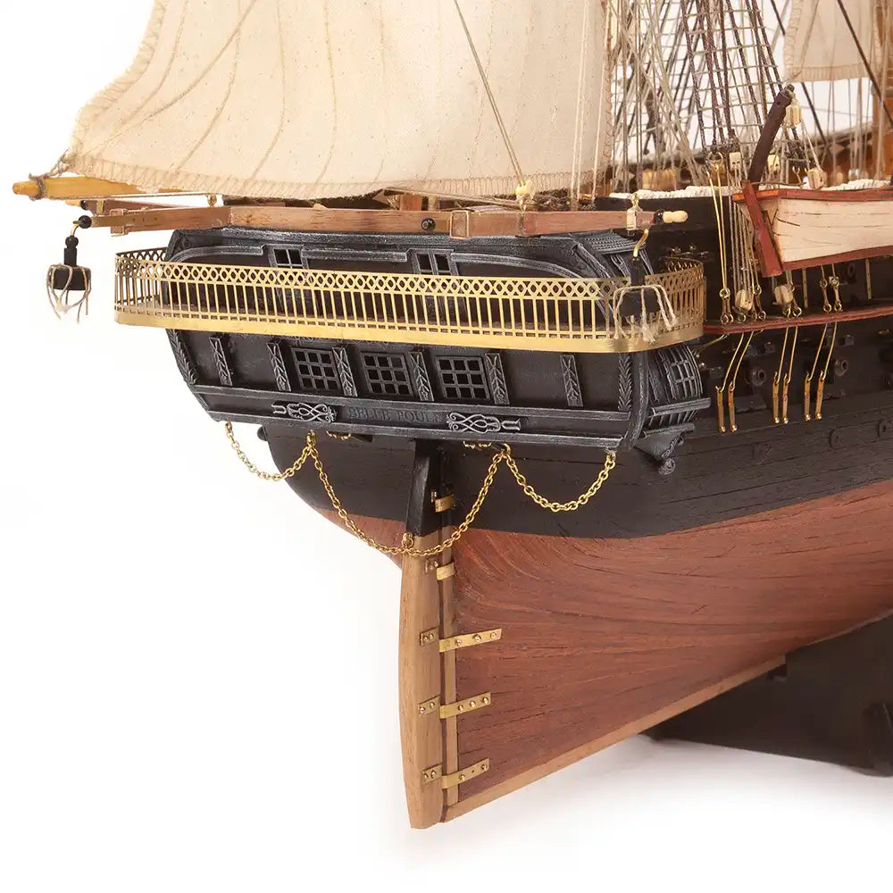 occre-belle-poule-nave-kit-modellismo-navale-in-legno-con-vele-e-supporto image 8