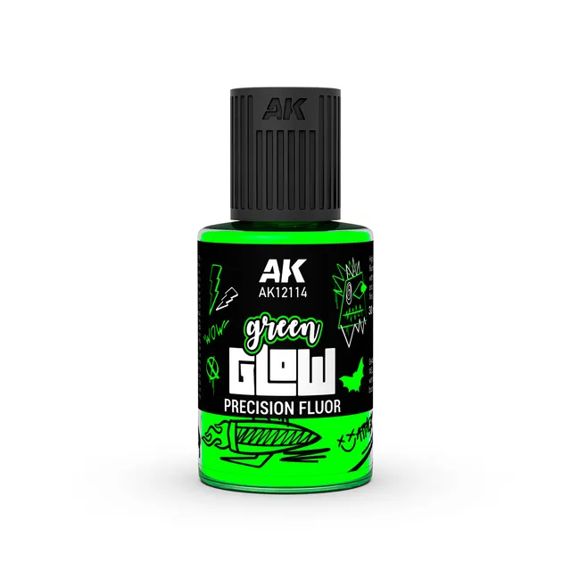 ak-interactive-green-glow-precision-fluorescence-acrilico-3gen-per-effetti-fluor image 1