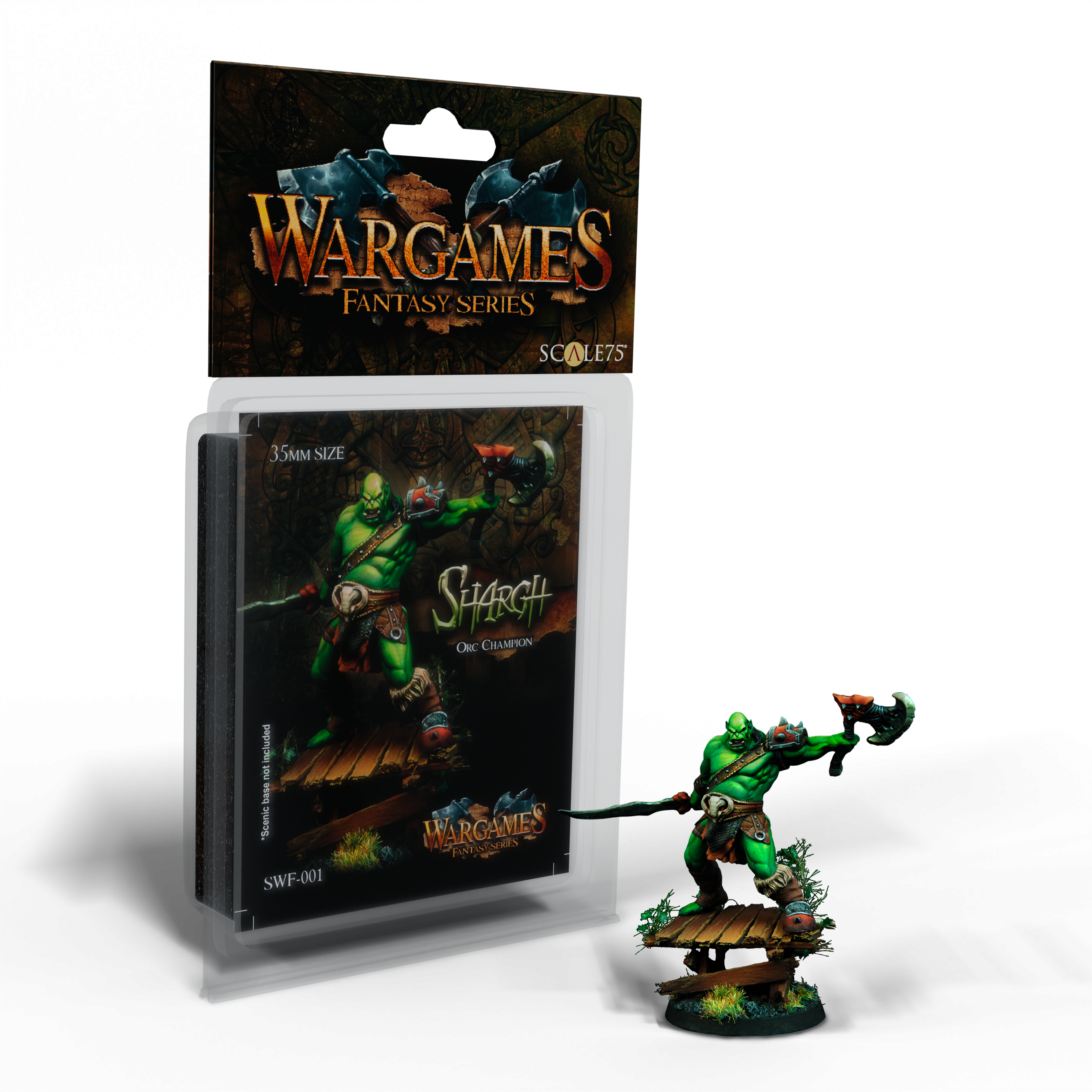scale75-shargh-orc-champion-35-mm-miniatura-fantasy-in-resina image 1