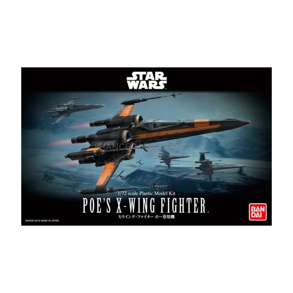 ak-interactive-1-72-poe-s-x-wing-fighter-modello-in-scala-da-costruire-e-dipinge image 1