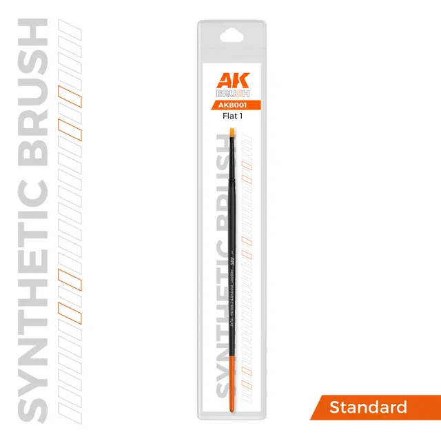 ak-interactive-ak-synthetic-brush-flat-1-pennello-piatto-per-modellismo image 1