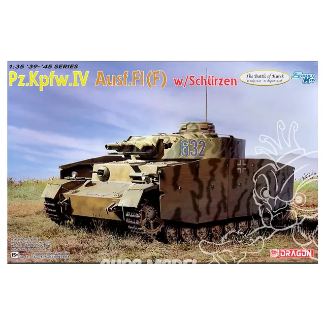 ak-interactive-pz-kpfw-iv-ausf-f1-f-con-sch-rzen-kit-scala-1-35-battaglia-di-kur image 1