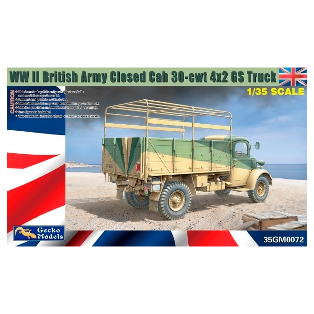ak-interactive-1-35-wwii-british-army-closed-cab-30-cwt-4-2-gs-truck image 1
