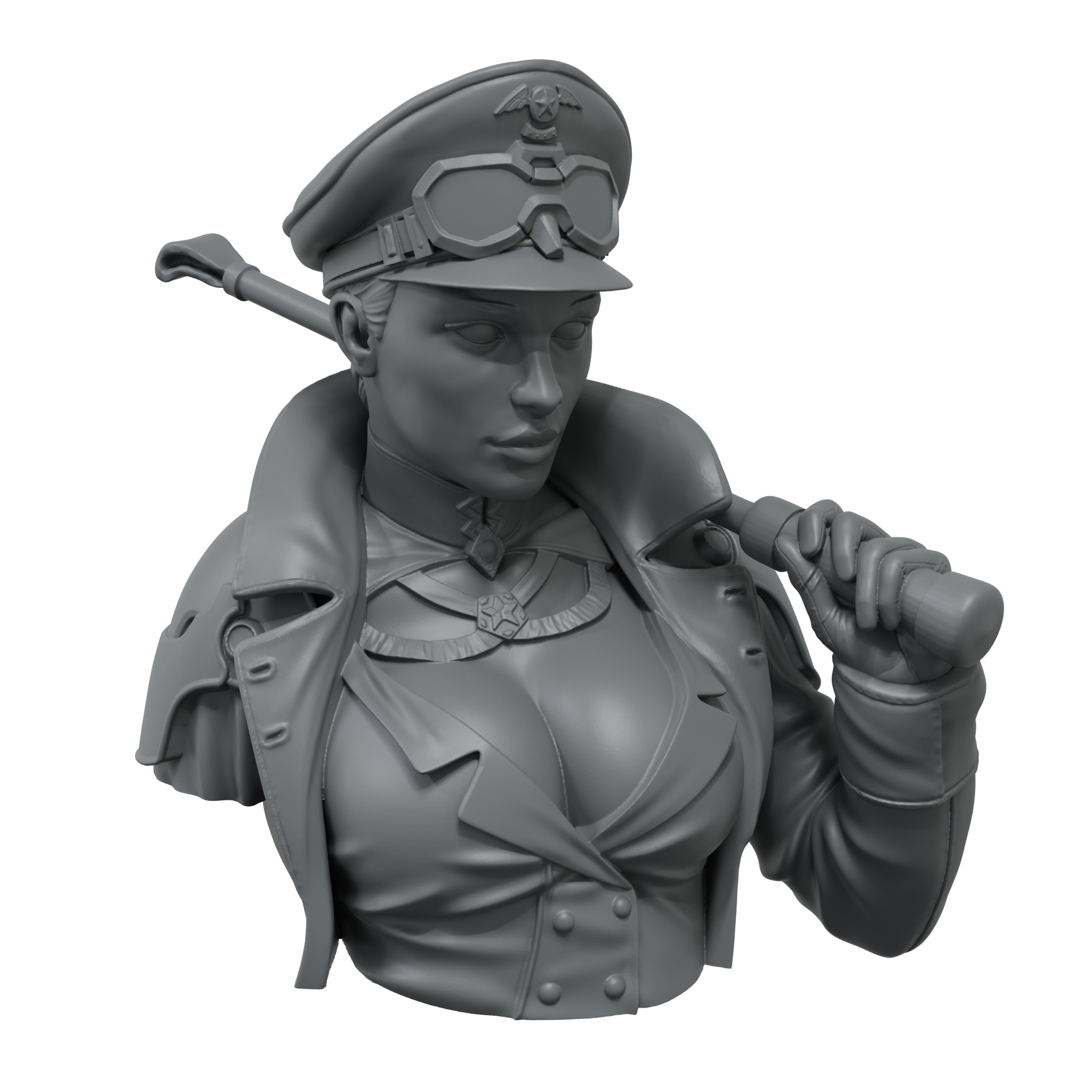 scale75-dianne-tianssen-busto-in-resina-75mm-da-montare-e-dipingere image 2