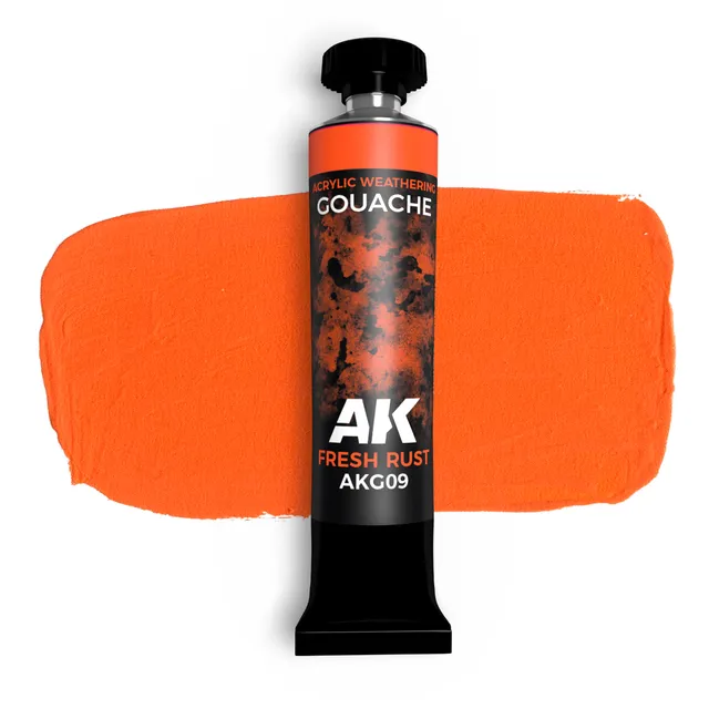 ak-interactive-fresh-rust-gouache-per-modellismo-effetto-ruggine-fresca image 1