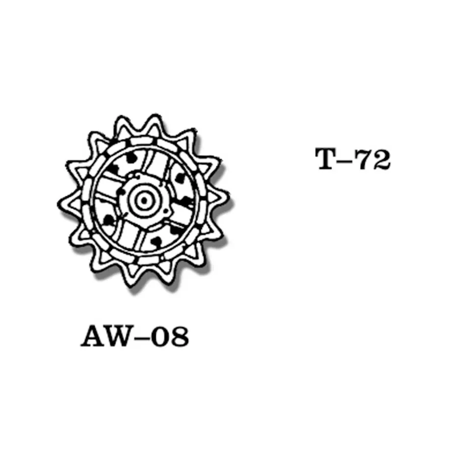 ak-interactive-1-35-metal-wheels-t-72-ruote-metalliche-per-carro-armato-scala-1- image 1