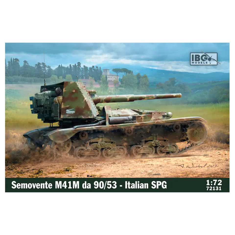 ak-interactive-semovente-m41m-da-90-53-semovente-italiano-1-72-kit-modellismo image 1