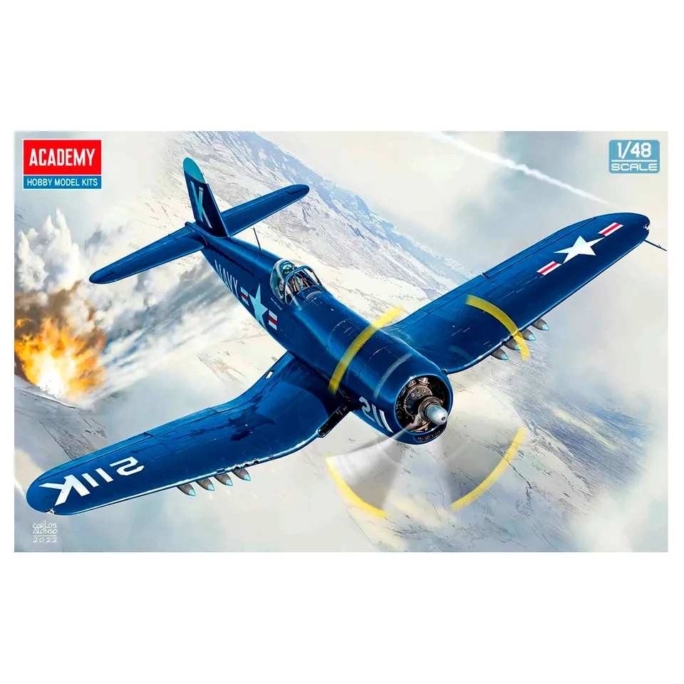 ak-interactive-1-48-usn-f4u-4-corsair-battle-of-jangjin-reservoir-kit-aereo image 1