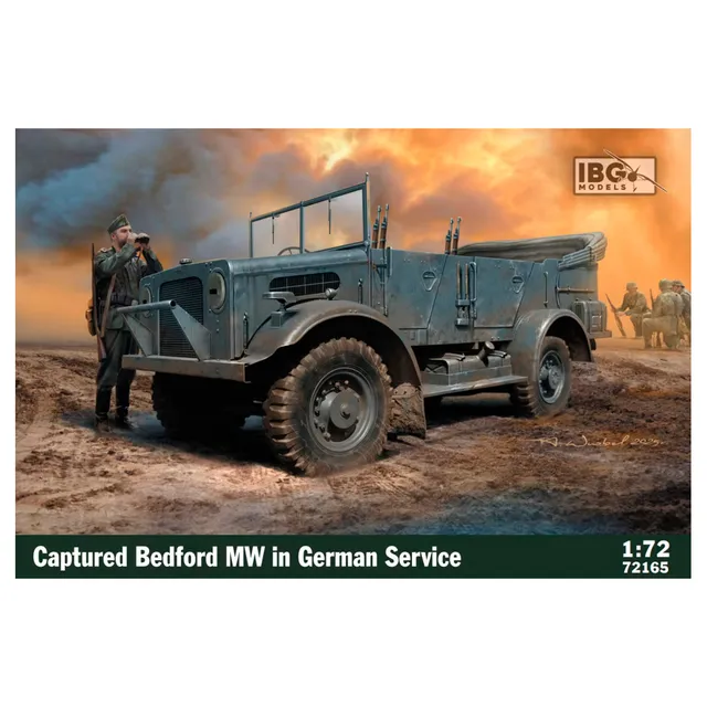 ak-interactive-1-72-captured-bedford-mw-in-german-service-kit-camion-militare-ww image 1