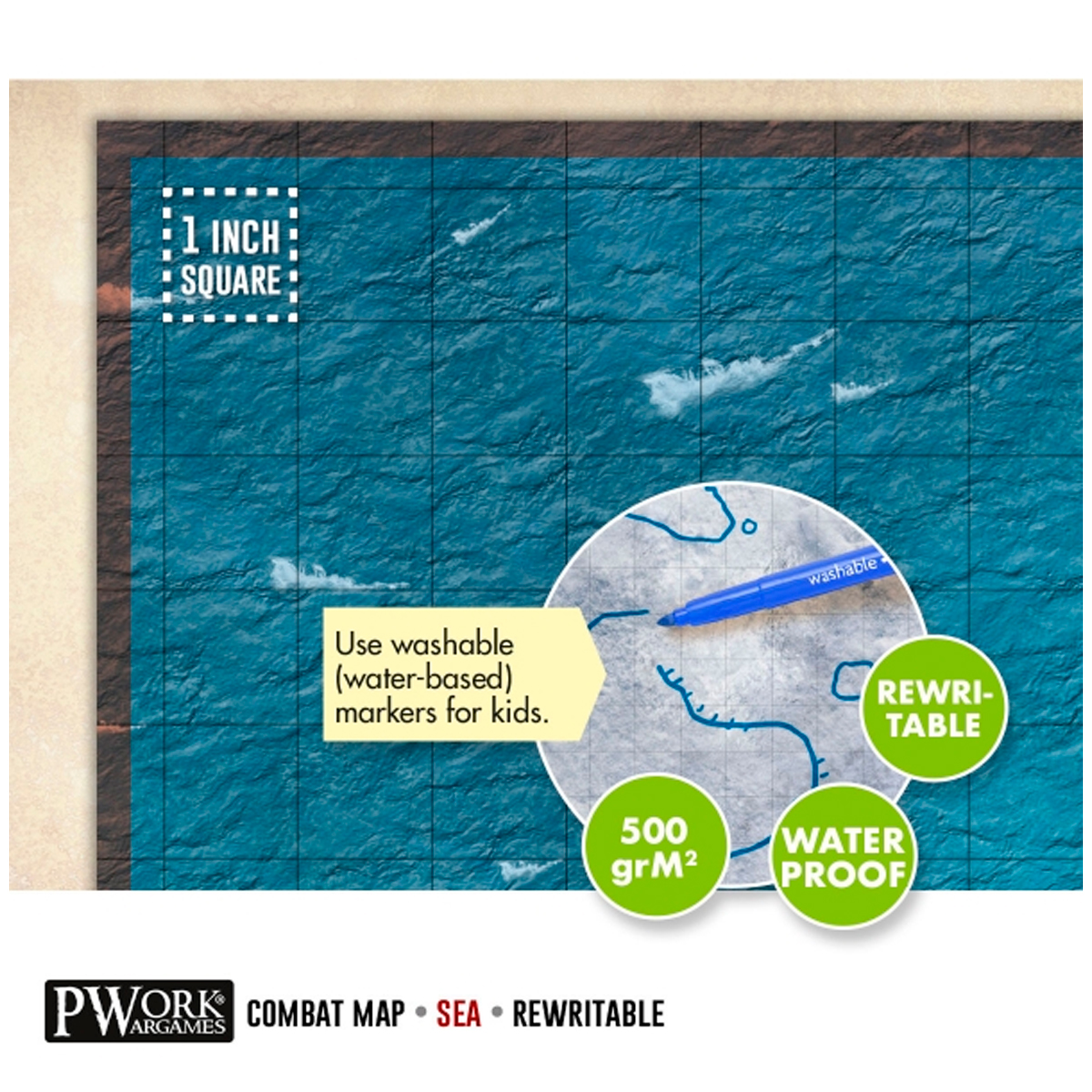 ak-interactive-combat-map-sea-36x48-mappa-da-gioco-per-wargame-navali image 3
