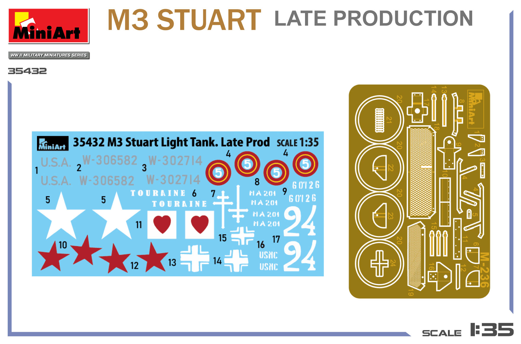 ak-interactive-1-35-m3-stuart-light-tank-late-prod-kit-modellismo image 2