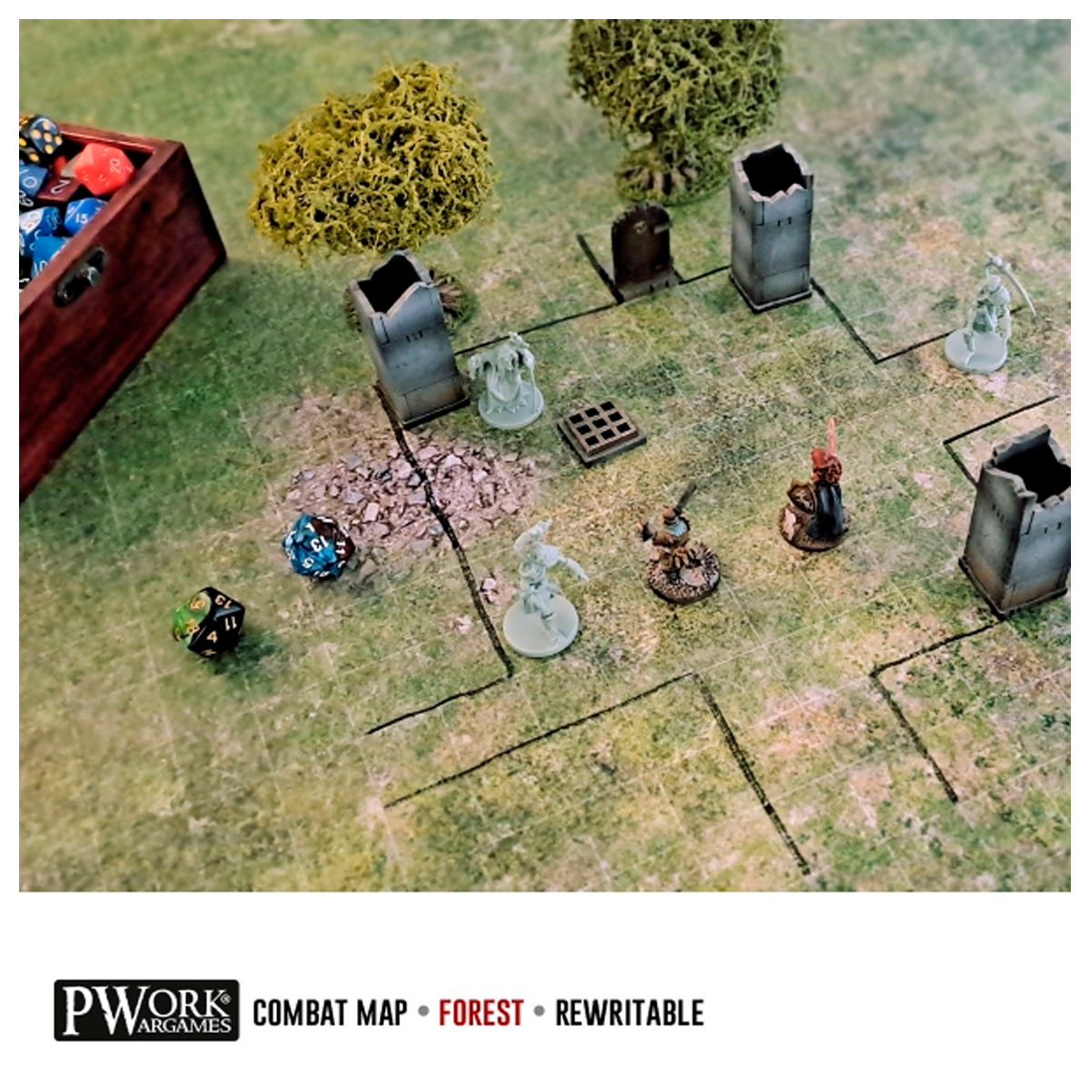 ak-interactive-combat-map-forest-36x48-tappetino-da-gioco image 5
