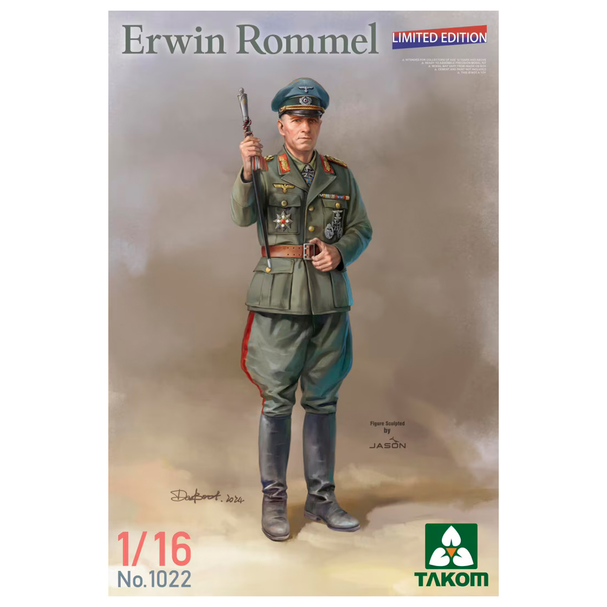 ak-interactive-1-16-erwin-rommel-limited-edition image 1