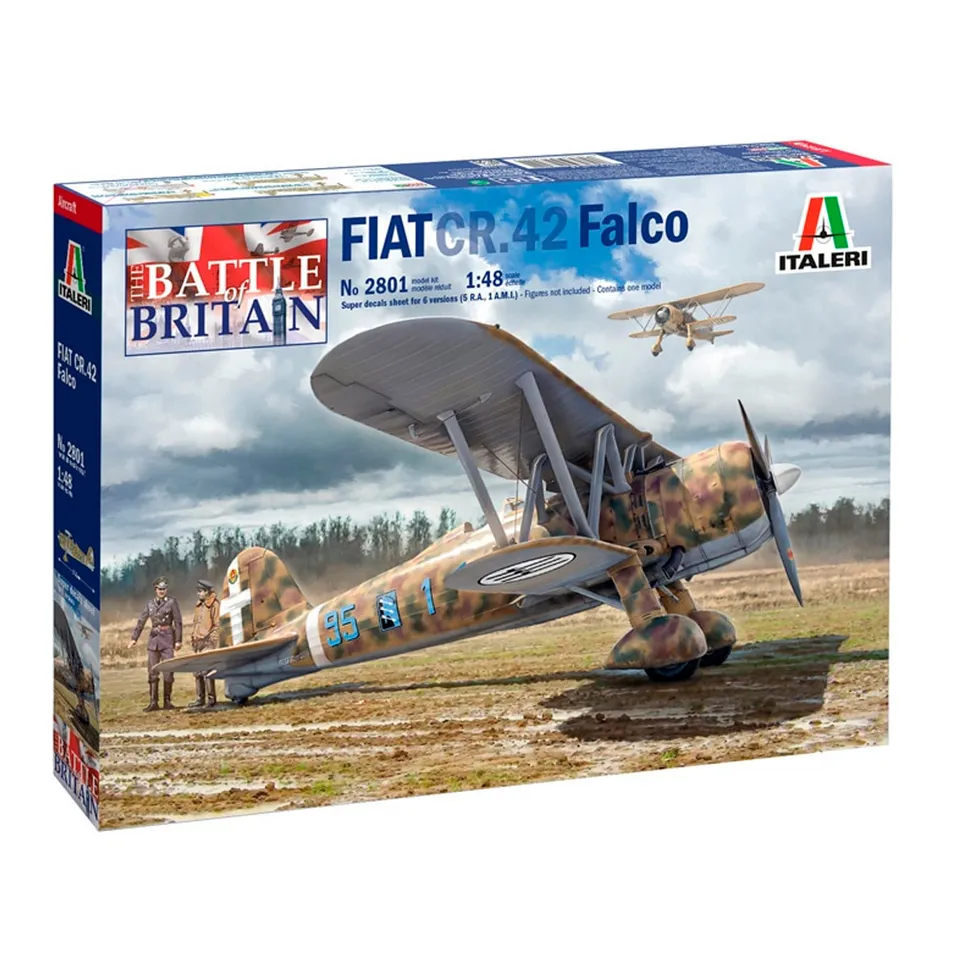 ak-interactive-1-48-fiat-cr-42-falco-kit-modello-aereo-da-costruire-e-dipingere image 1