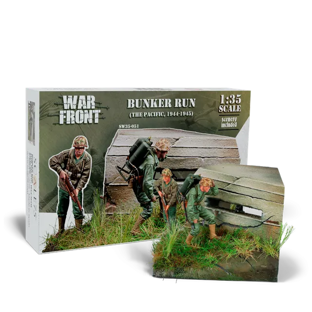 scale75-warfront-bunker-run-the-pacific-1944-1945-figura-resina-1-35 image 1