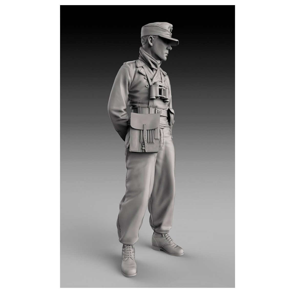 ak-interactive-german-tanker-with-arms-backward-wwii-figura-modellismo-militare- image 2