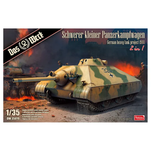 ak-interactive-schwerer-kleiner-panzer-heavy-tank-project-1944-scala-1-35 image 1