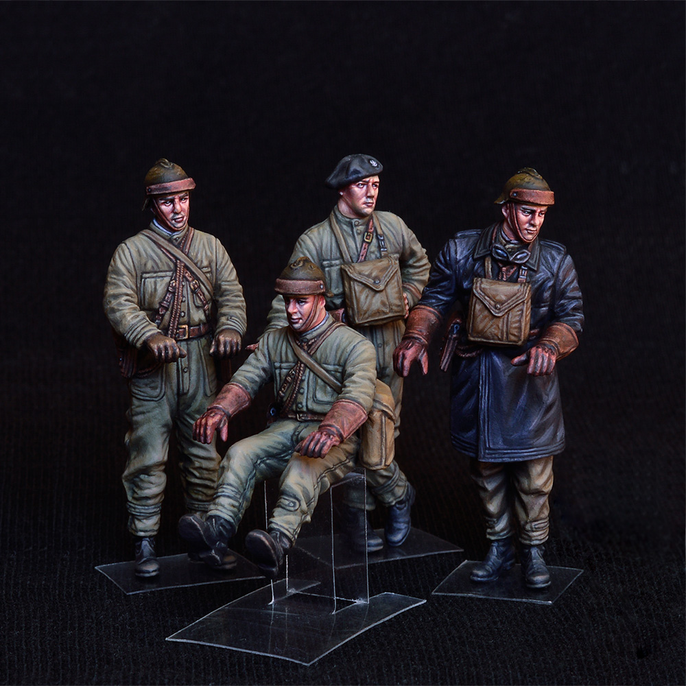 ak-interactive-1-35-polish-tank-crew-set-figure-carristi-polacchi-per-modellismo image 3
