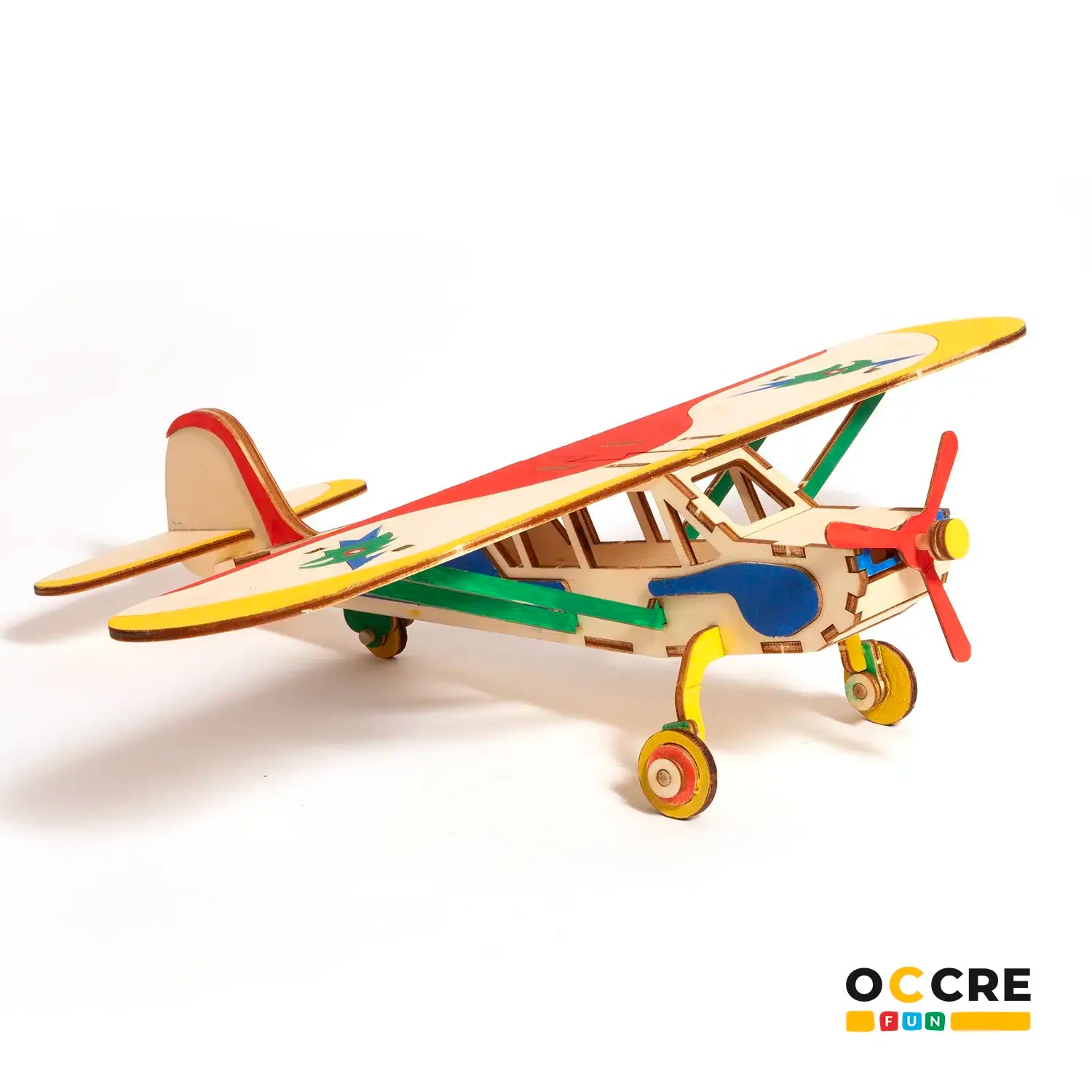 occre-fun-falcon-modellino-di-aereo-in-legno-per-bambini image 6