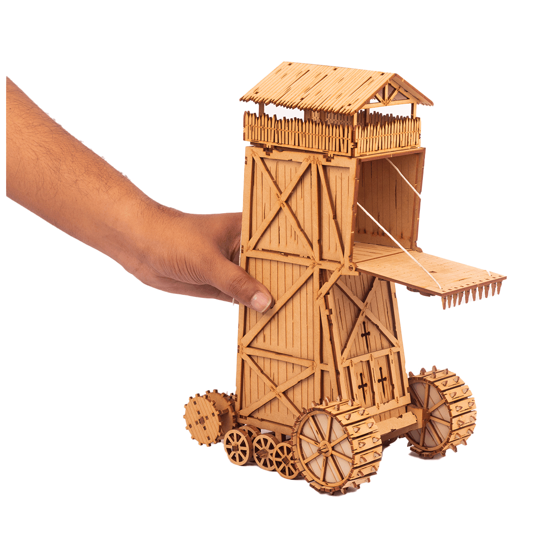 ak-interactive-juggernaut-torre-d-assedio-medievale-con-ponte-levatoio-funzionan image 7