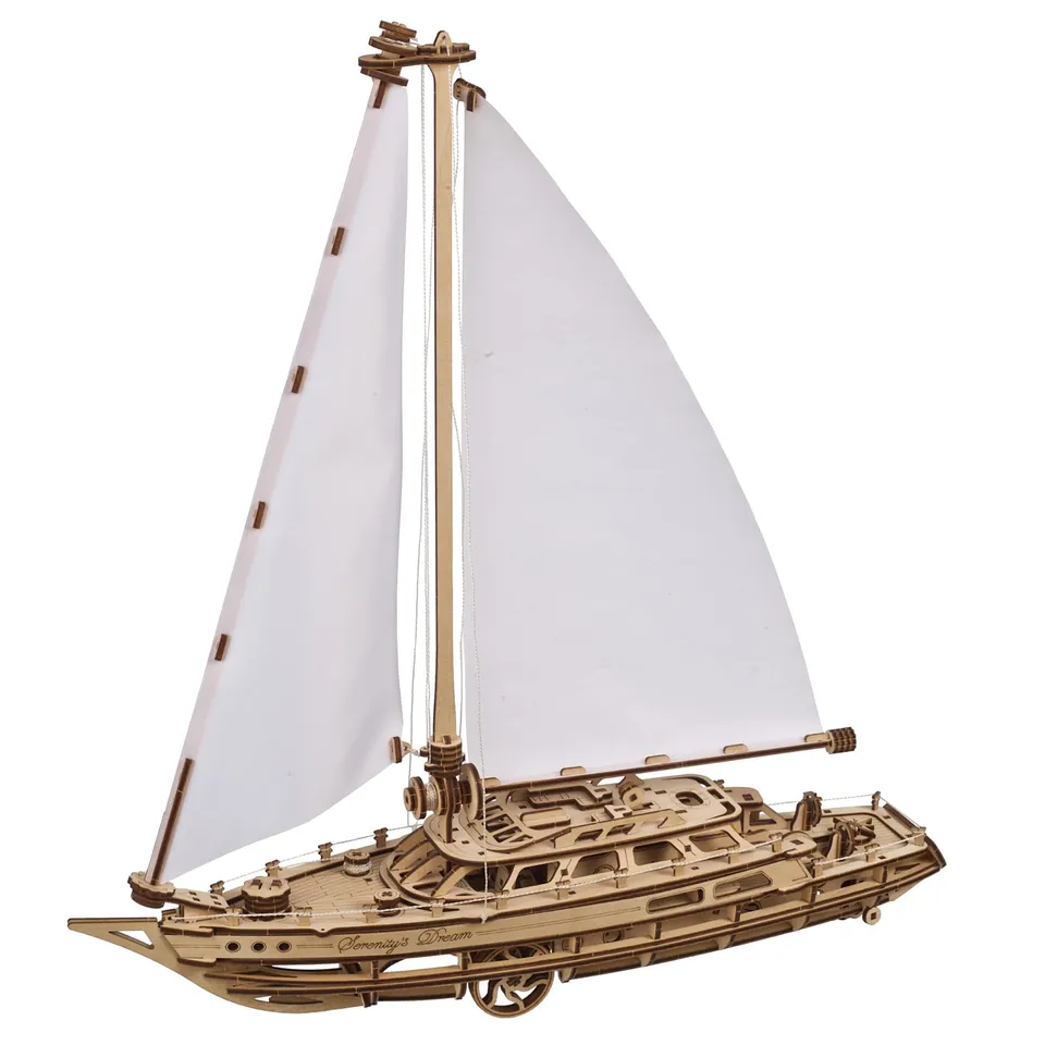 ugears-serenity-s-dream-kit-di-modellismo-veliero-in-legno image 1