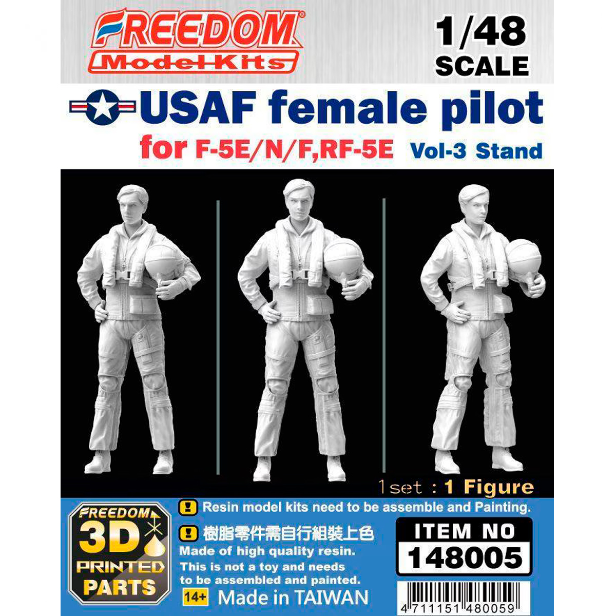 ak-interactive-1-48-usaf-female-pilot-vol-3-figura-pilota image 1