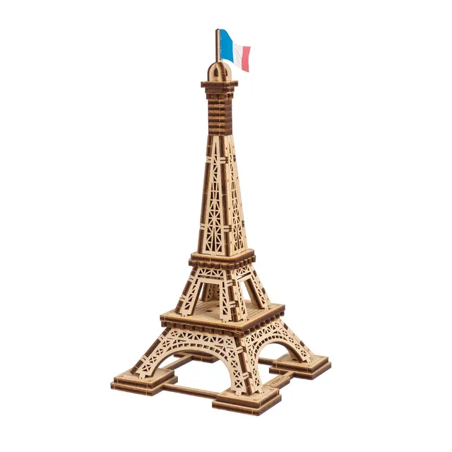 ugears-paris-tower-kit-modellismo-torre-eiffel-in-legno image 1