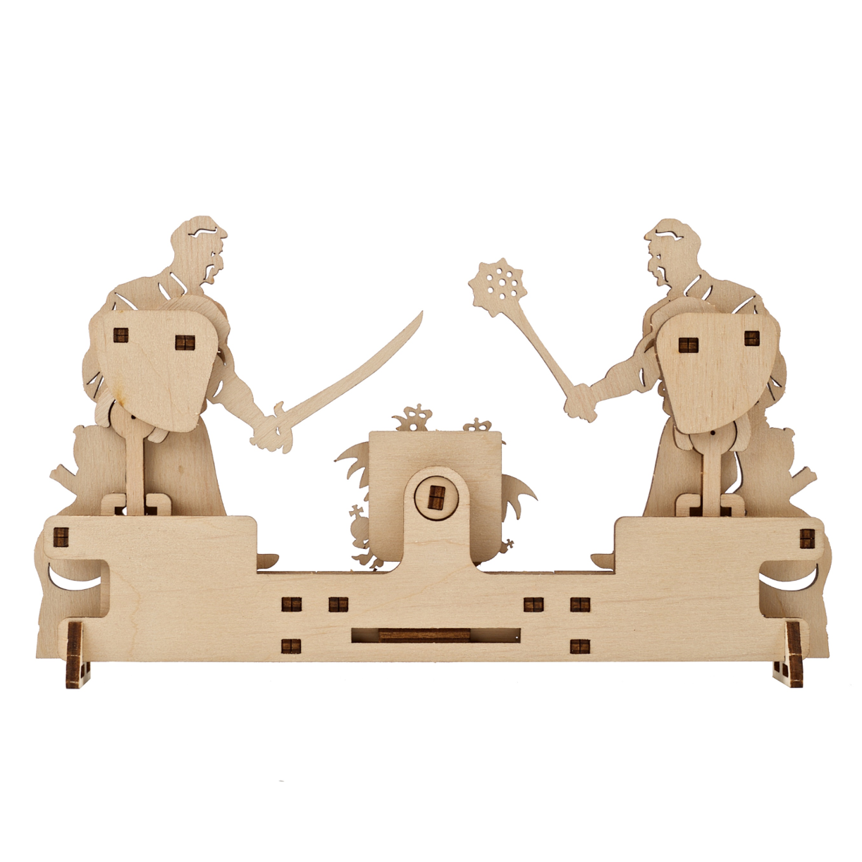 ugears-the-centuries-old-battle-for-freedom-mini-modello-legno-3d image 3